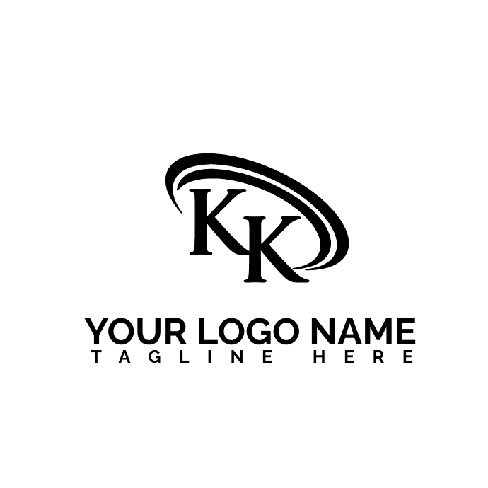 KK logo design| Company logo template